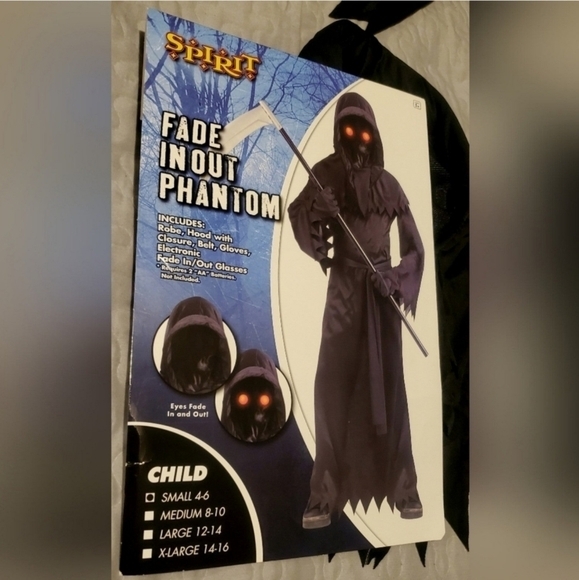 Spirit Other - Kid's Spirit Halloween Fade in and out Phantom Kid's Costume. Size‎ 4-6